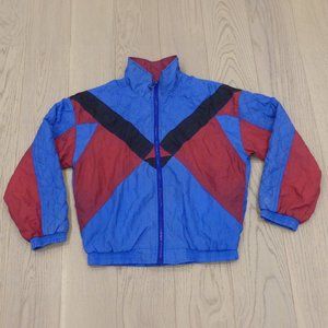 PS Sport Vintage Multicoloured Blue/Red/Black Small Windbreaker Jacket